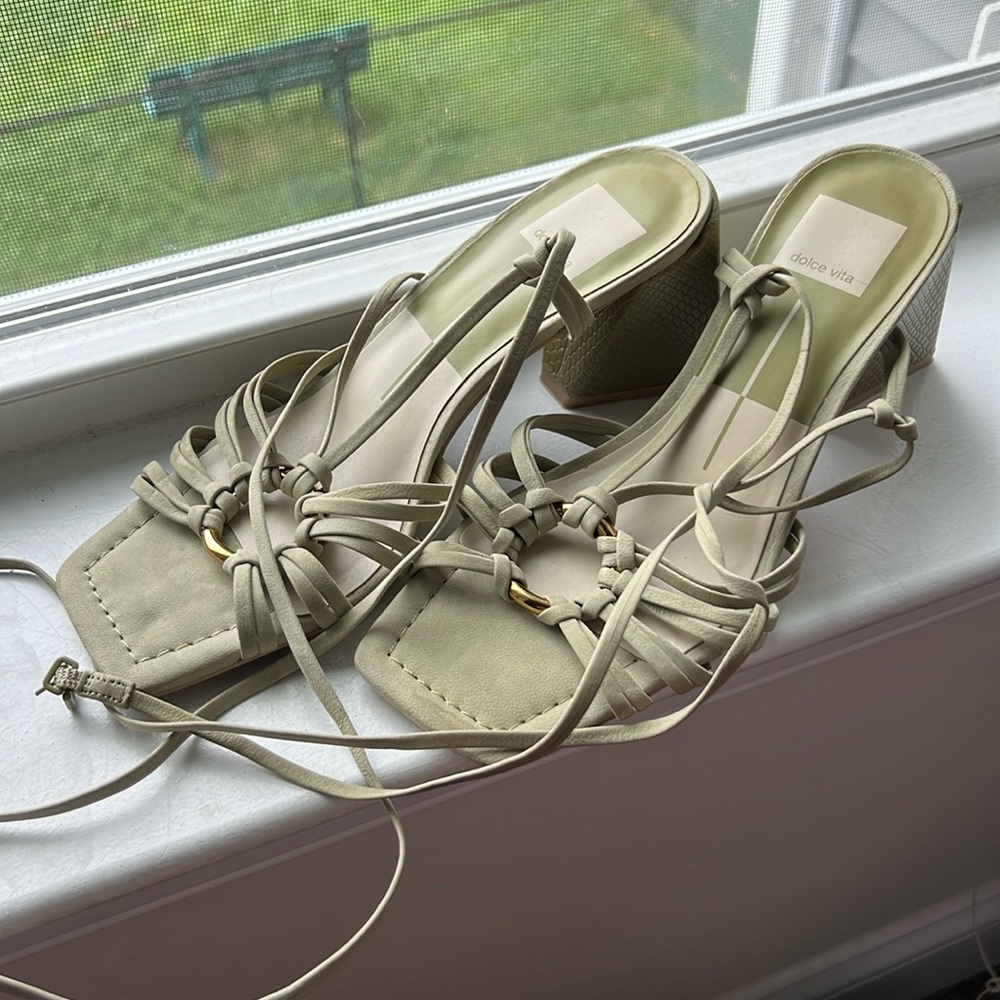 Dolve Vita lace up heel sandals